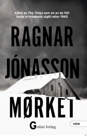Omslag: "Mørket" av Ragnar Jónasson
